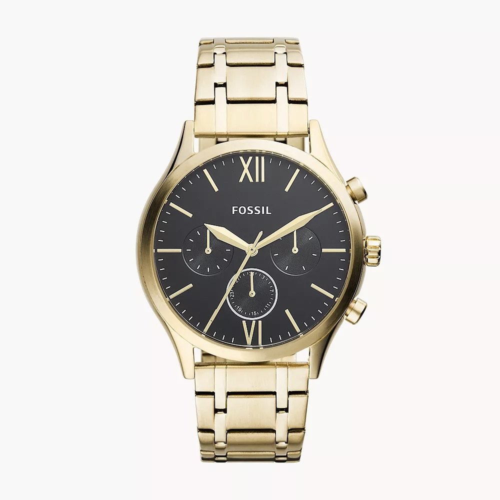 Men's Fenmore Multifunction Gold-Tone Stainless Steel Watch