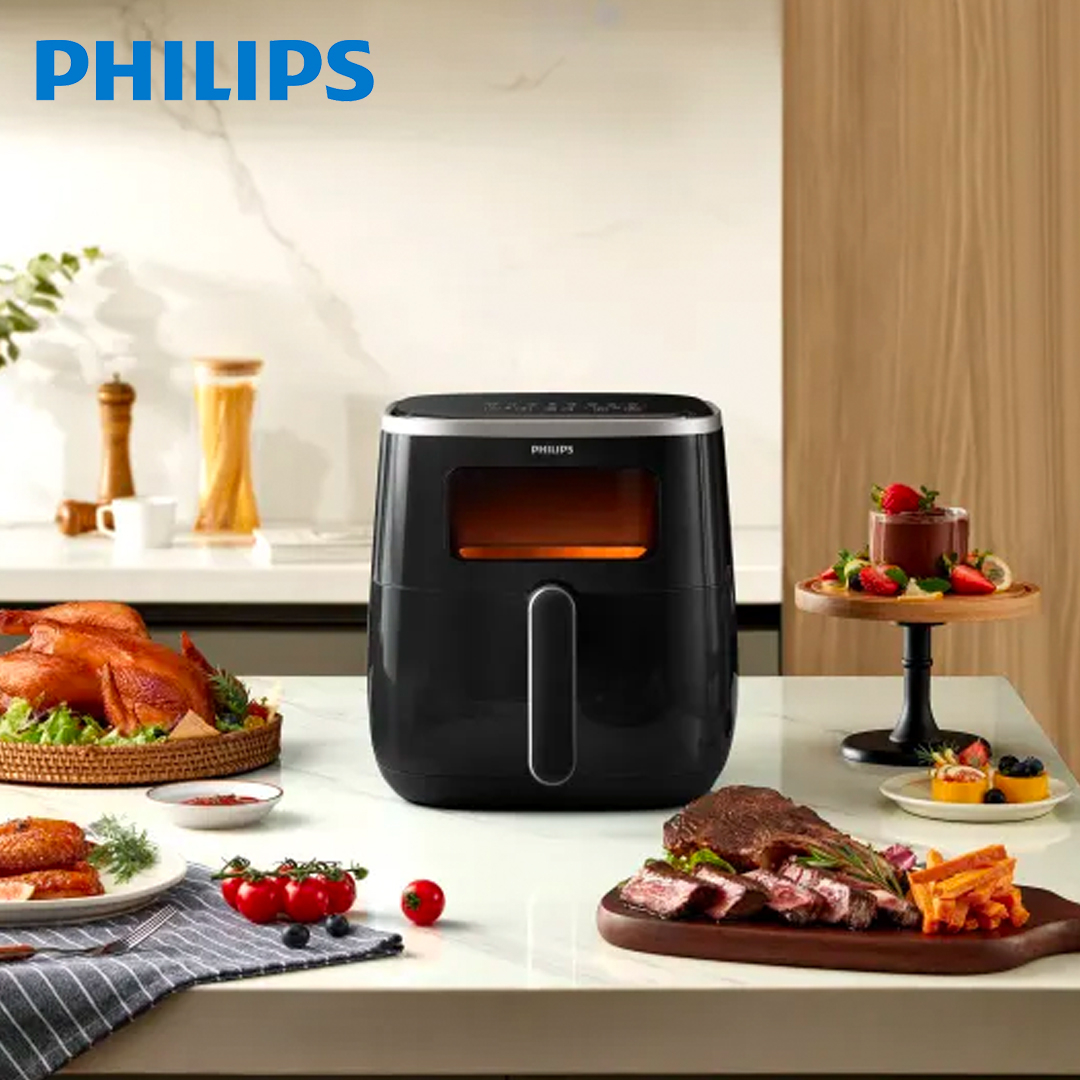 Air Fryer with see-through Window - Philips Air fryer HD9257 (5.6