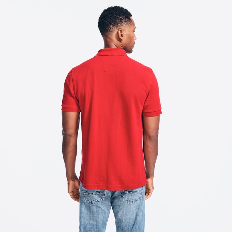 Nautica T Shirt Mens Large Red Short Sleeve Full Front Logo