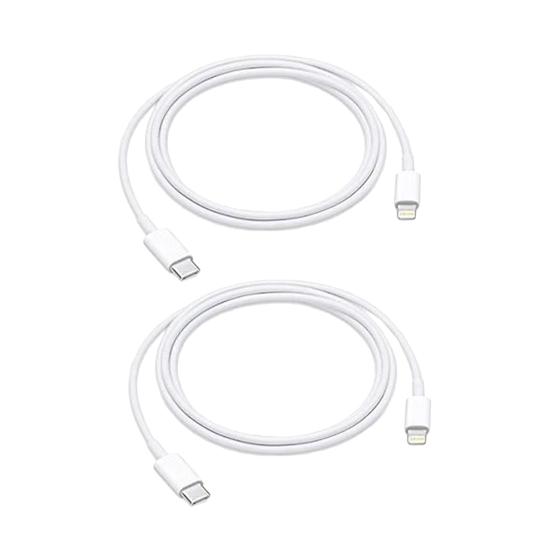 2x 1m Type-C to Lightning iPhone 4A Fast Charging Cables