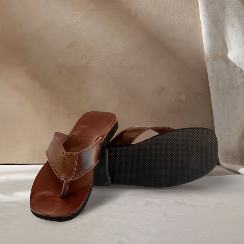 Leather 2025 beach sandals