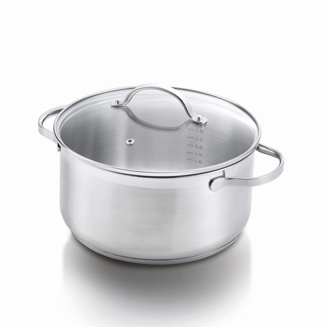 24cm Amsterdam Casserole with Glass Lid