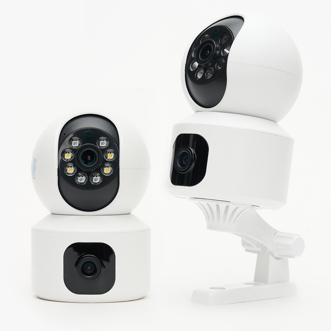 2x HD 1080p Wifi Cameras with Adjustable Mounts