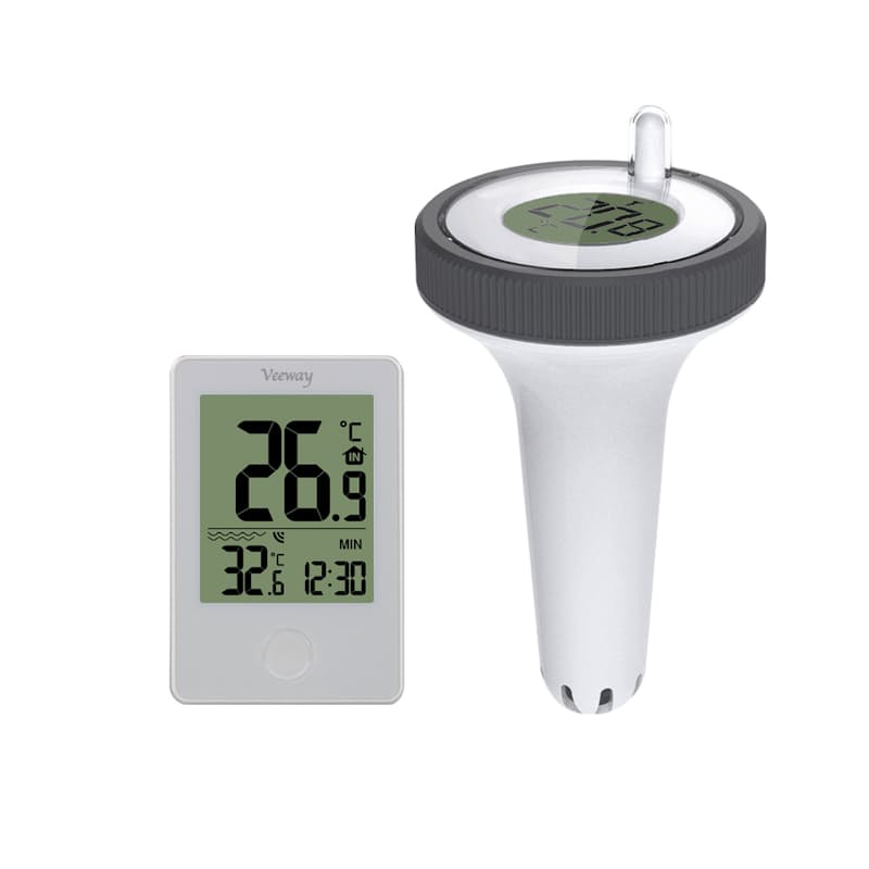 Indoor/Outdoor Thermometer Hygrometer with 4xAAA Battery