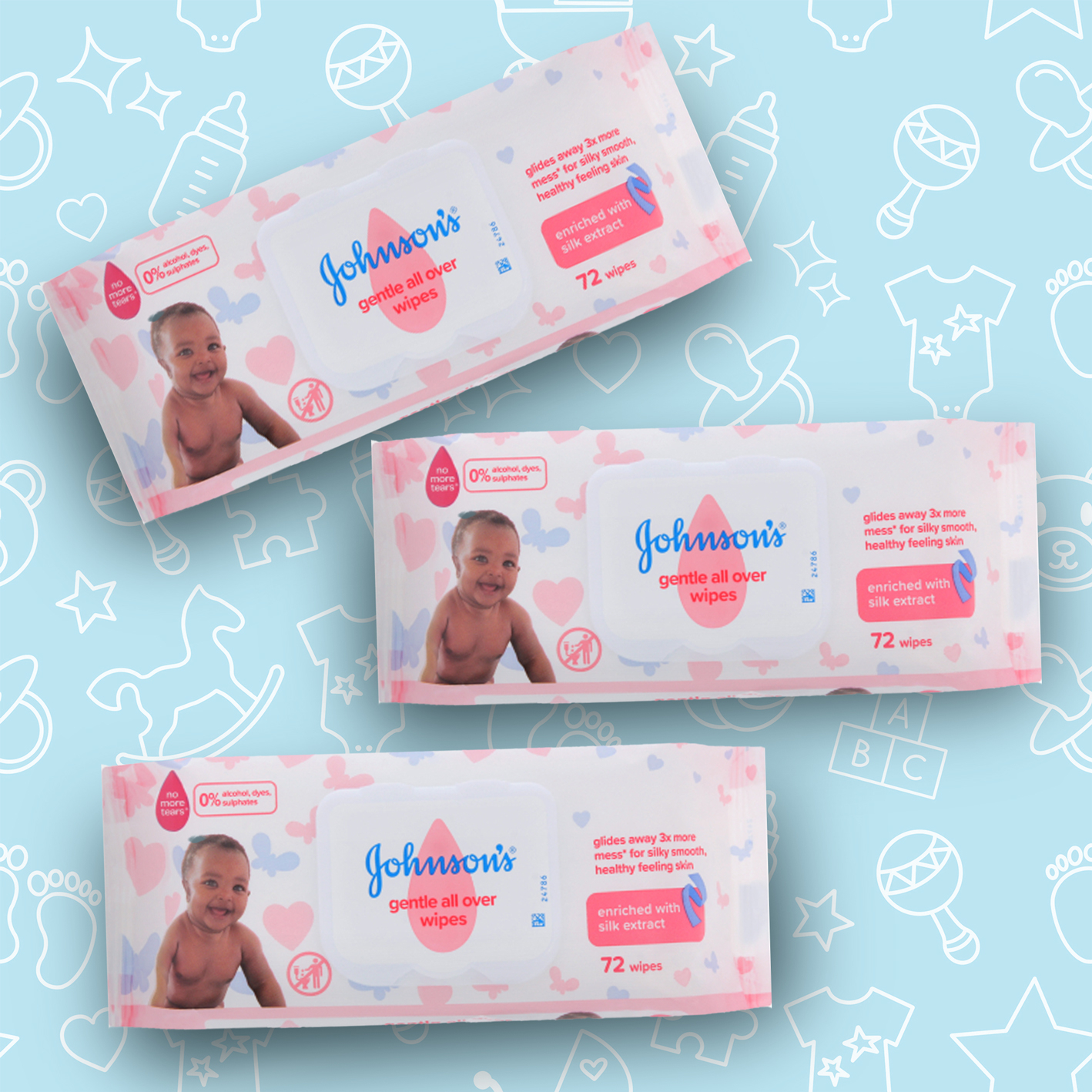 Johnson's all sales over baby wipes