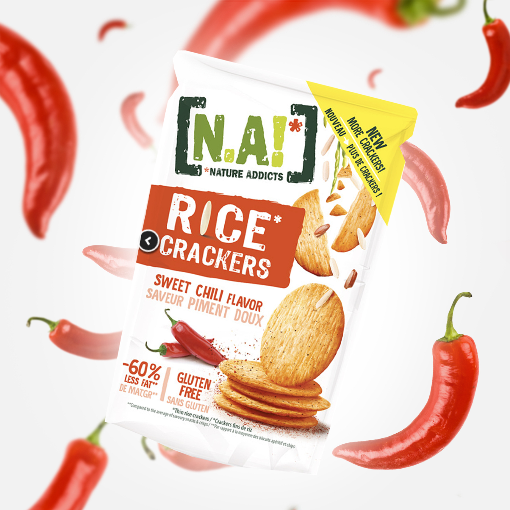 27 off on Nature Addicts 12x 85g Rice Crackers OneDayOnly