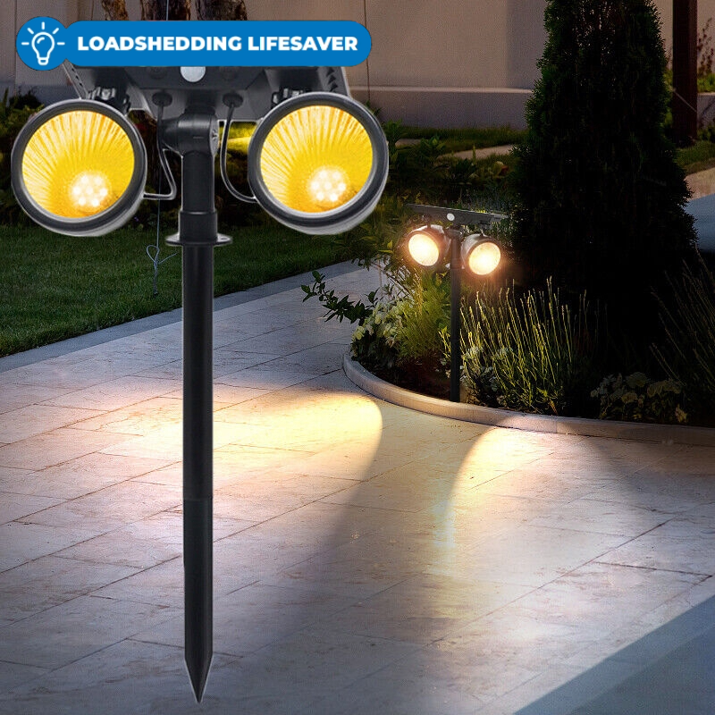 39 off on DualHead Solar Outdoor Light OneDayOnly