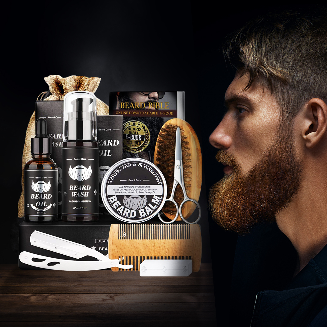 39 off on Men's Beard Grooming Gift Set OneDayOnly