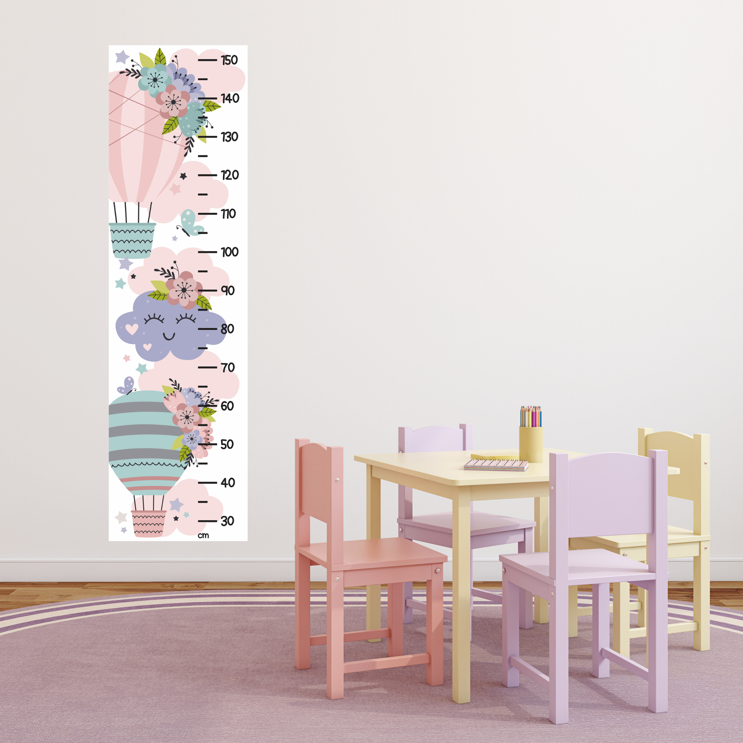 Floral Hot Air Balloons