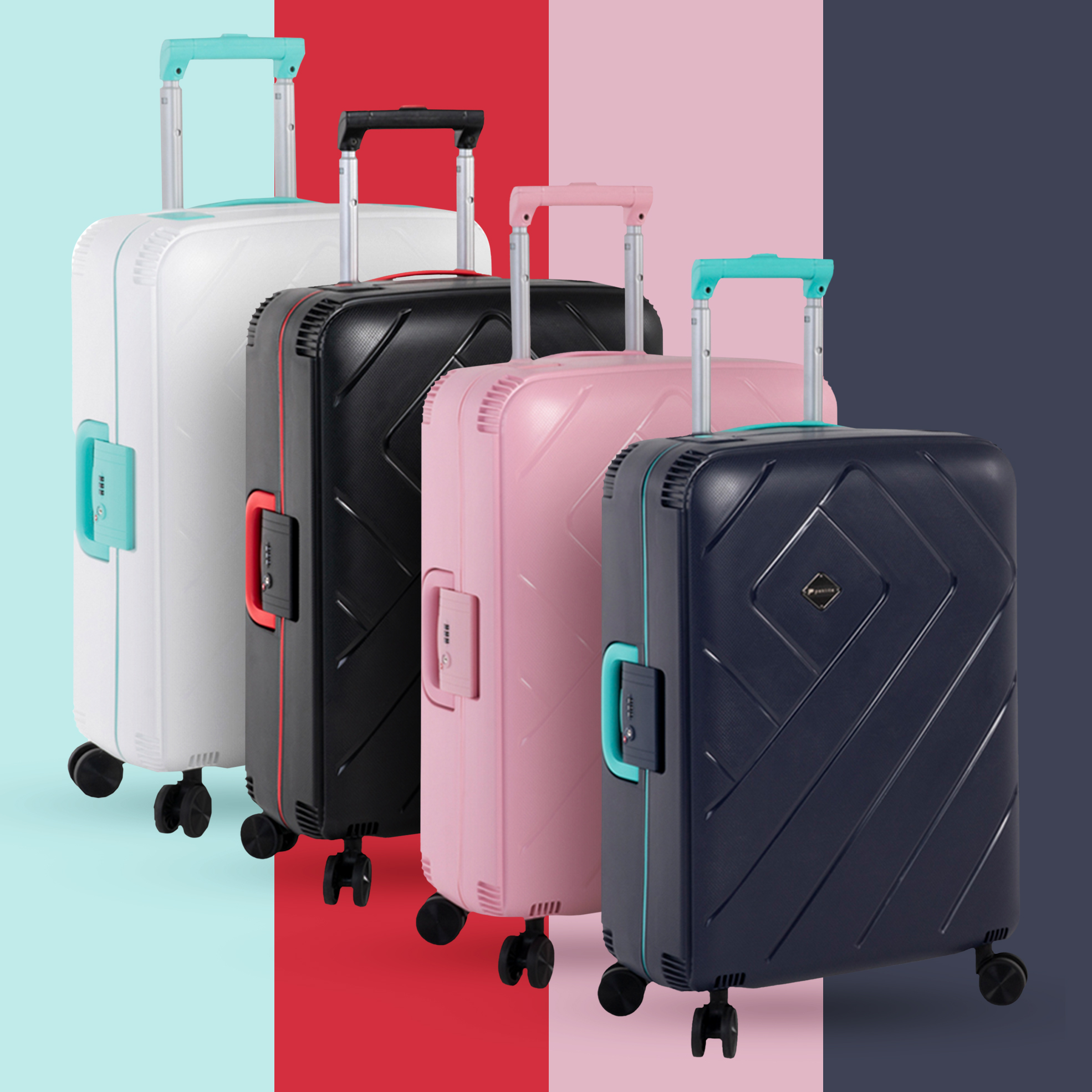 61% off on Galaxy Hardside Spinner Trolley Cases with TSA Lock