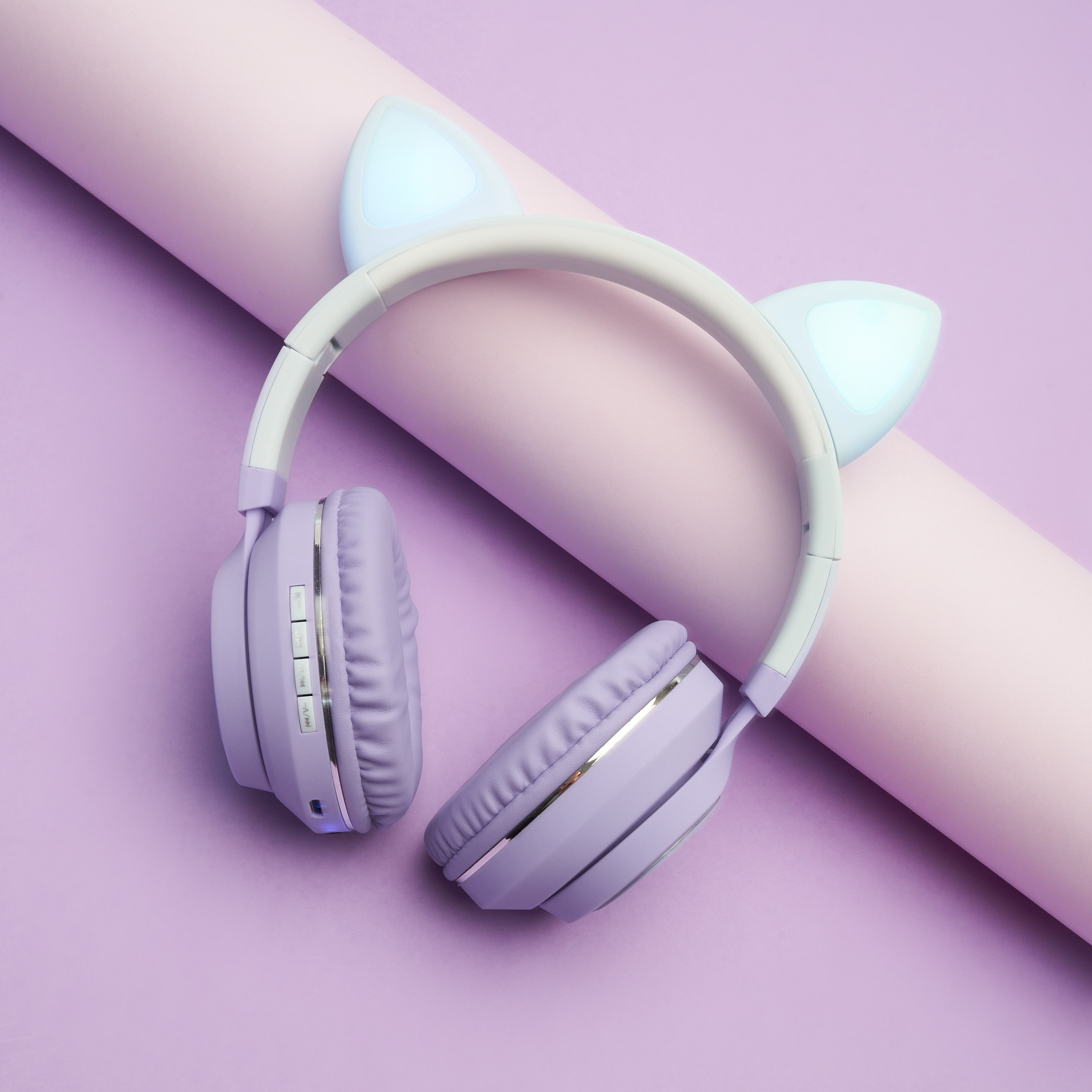 Purple cat online headset