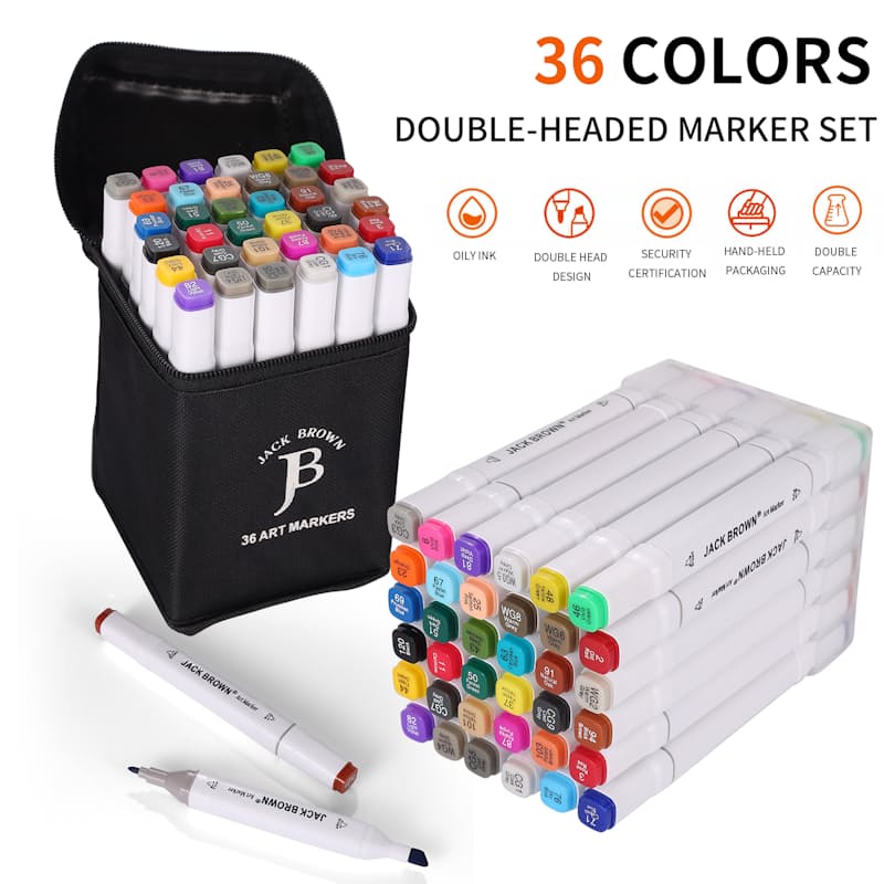 Twin Tip TOUCH MARKER PENS 48 60 80 Colours Graphic Sketch Art Craft  Markers Artists Fashion Design Animation Blendable Markers 