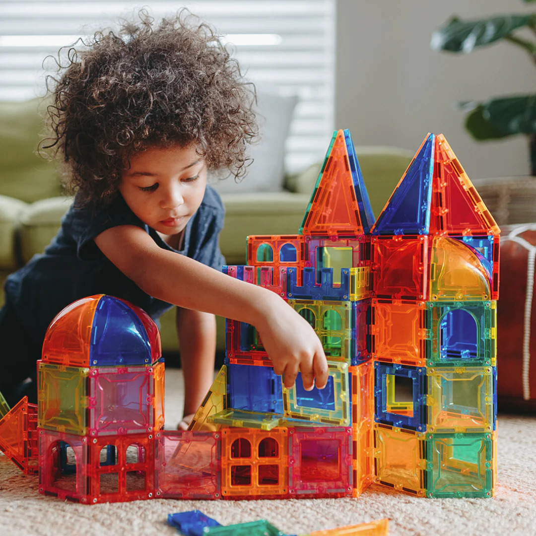 48-Piece Architectural Magnetic Tiles Set