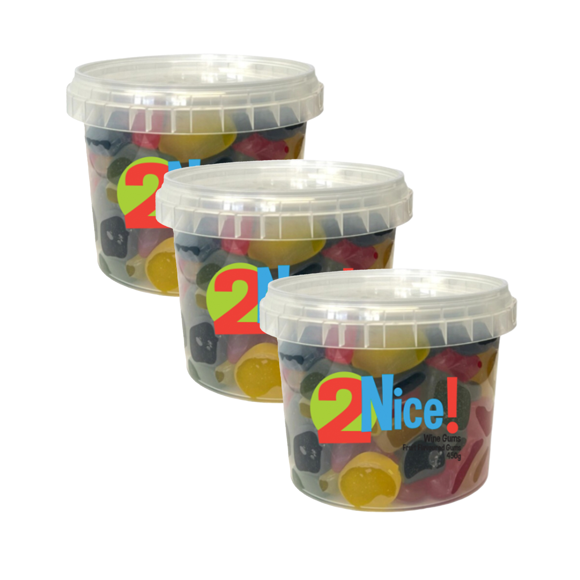 28 off on 3x 450g Fruit Flavoured Wine Gums OneDayOnly