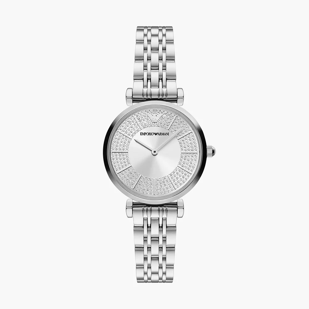 Ladies Gianni T-Bar Two-Hand Stainless Steel Watch