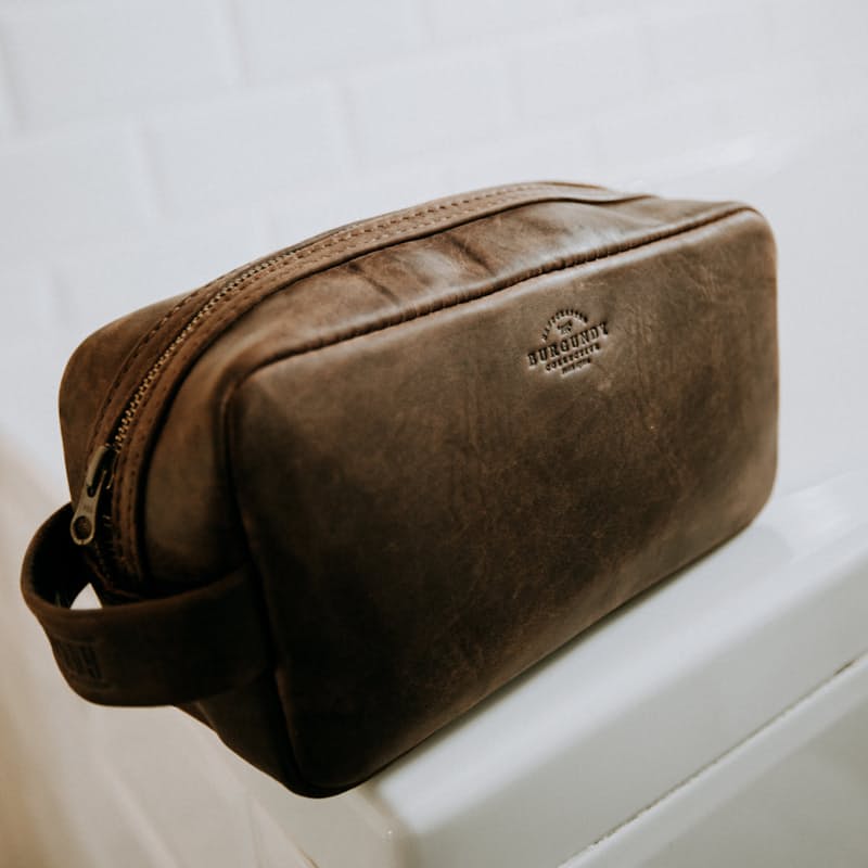 19% off on Genuine Leather The Toiletry Bag