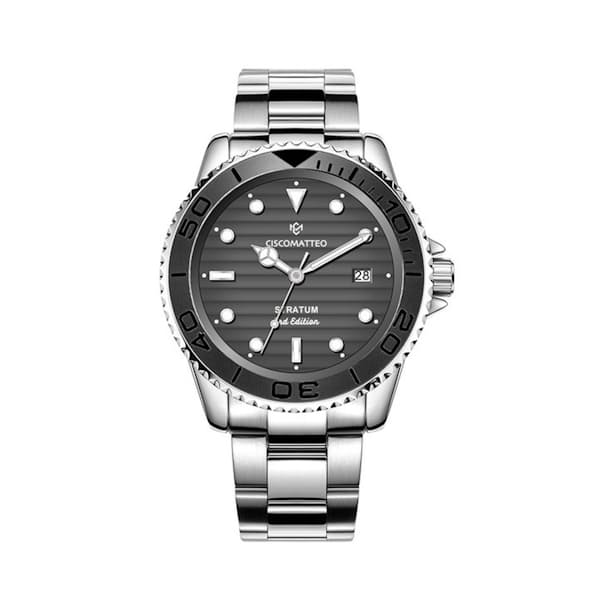 Men's QR Stratum 3.0 Ash Grey Stainless Steel Watch
