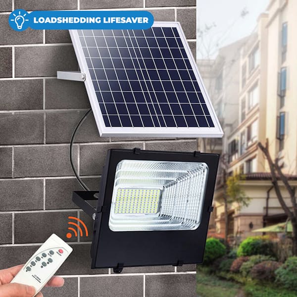 2x 20W Outdoor Solar Flood Light and Panels