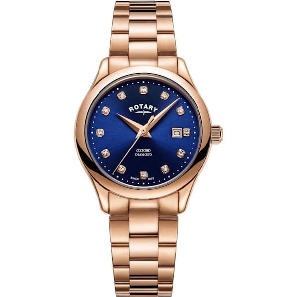 Ladies Oxford Rose Gold Stainless Steel Watch