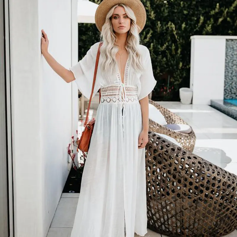 Open Front with Tie Detail