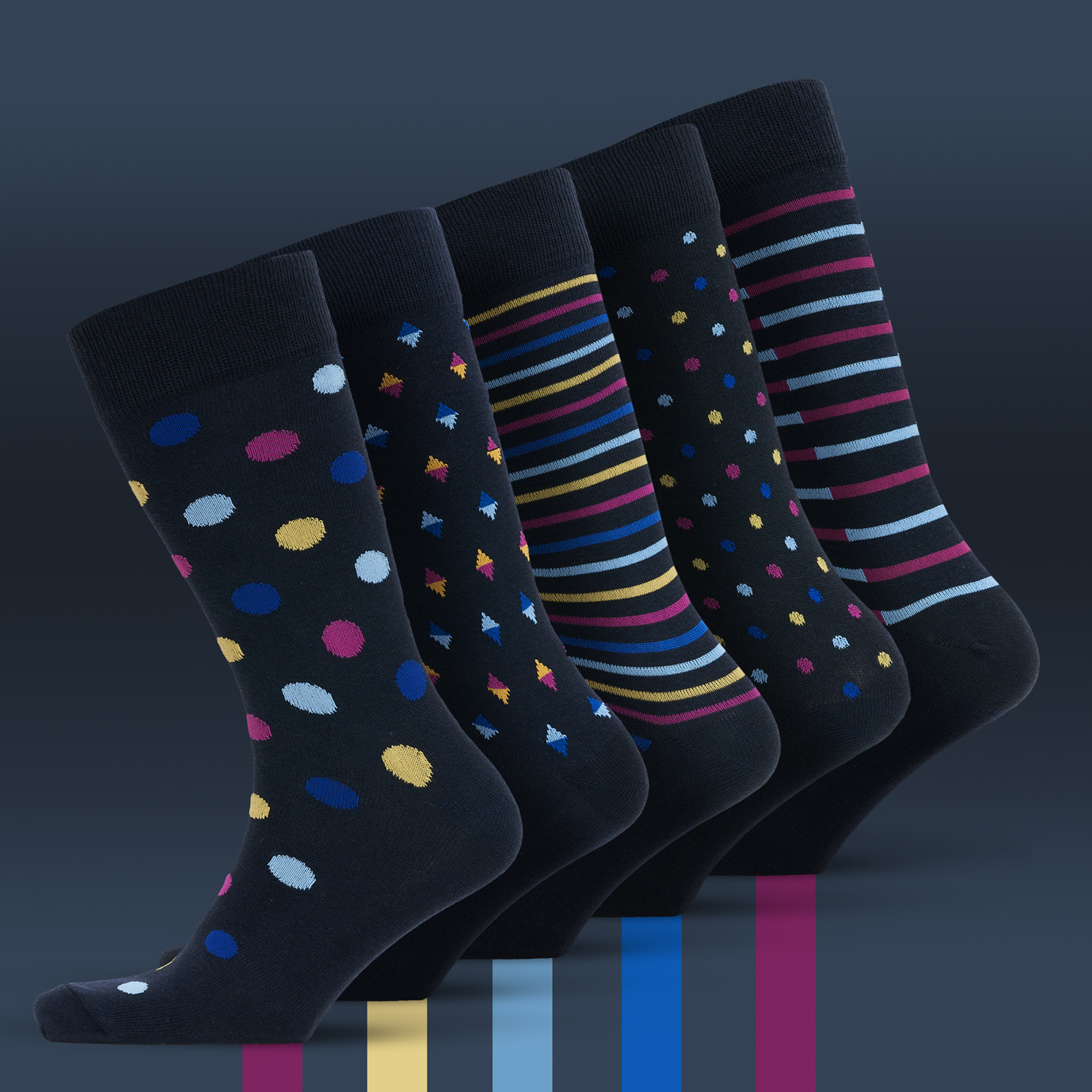 51% off on Jockey 5x Men's Patterned Socks | OneDayOnly