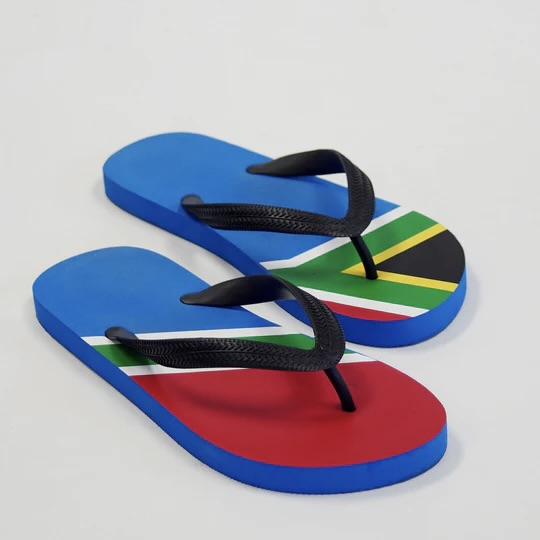 Unisex Casual SA Flag Flip-Flops