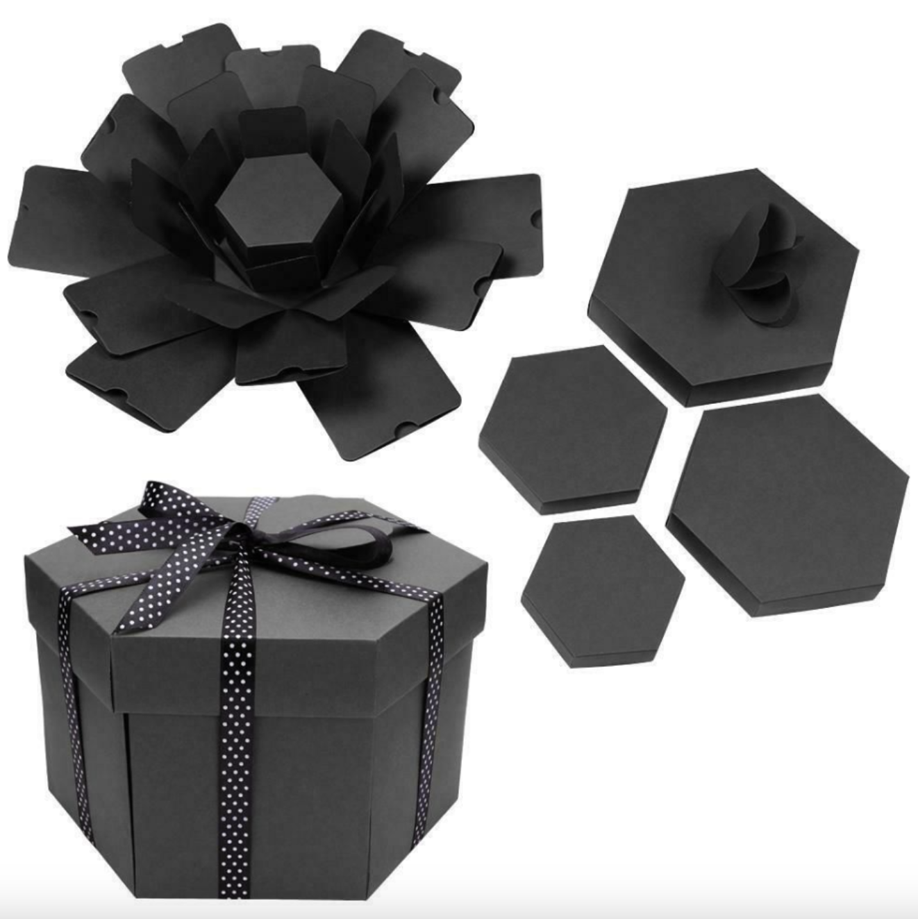 28 Off On 2x Hexagonal Exploding Boxes Onedayonly