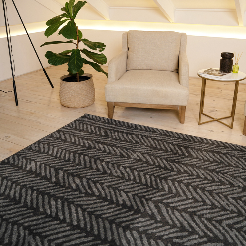 57% off on Prime Persian Fume Herringbone Rug | OneDayOnly