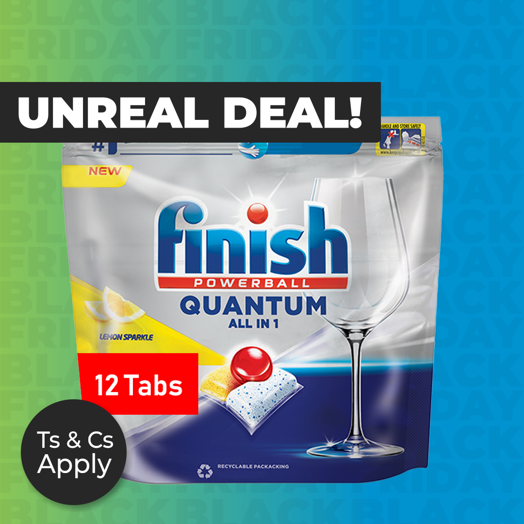 100 off on 12's Quantum Dishwashing Tablets OneDayOnly