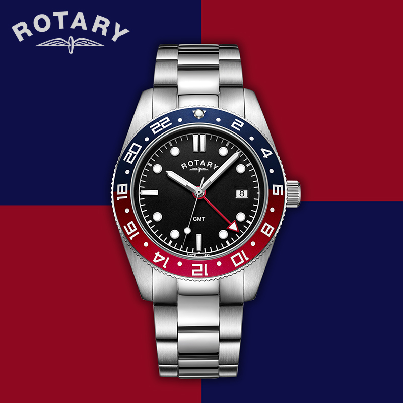 Rotary sale watch gmt