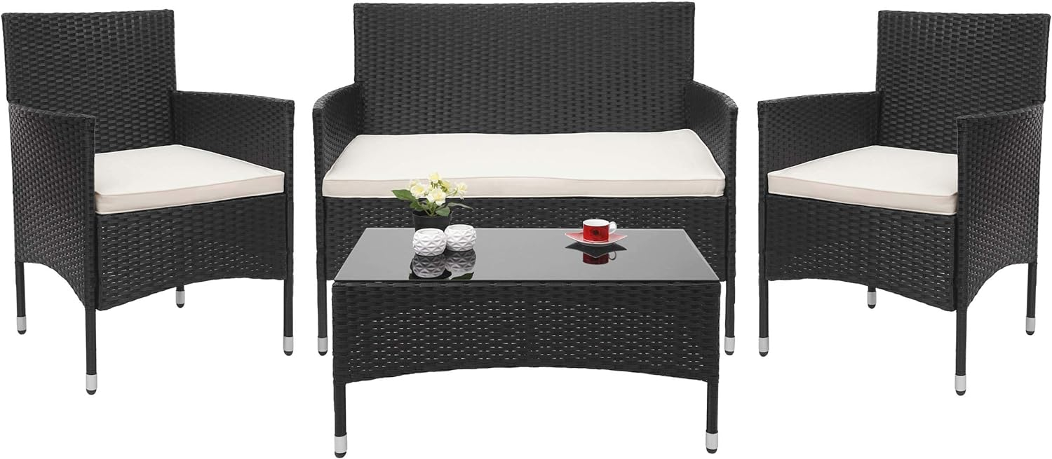 33 off on 4Piece Jakarta Rattan Patio Suite OneDayOnly
