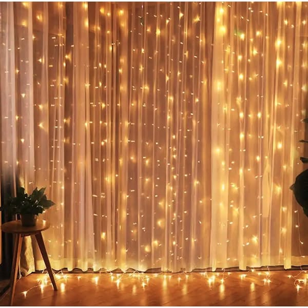 3m USB Powered LED Curtain Lights with Remote