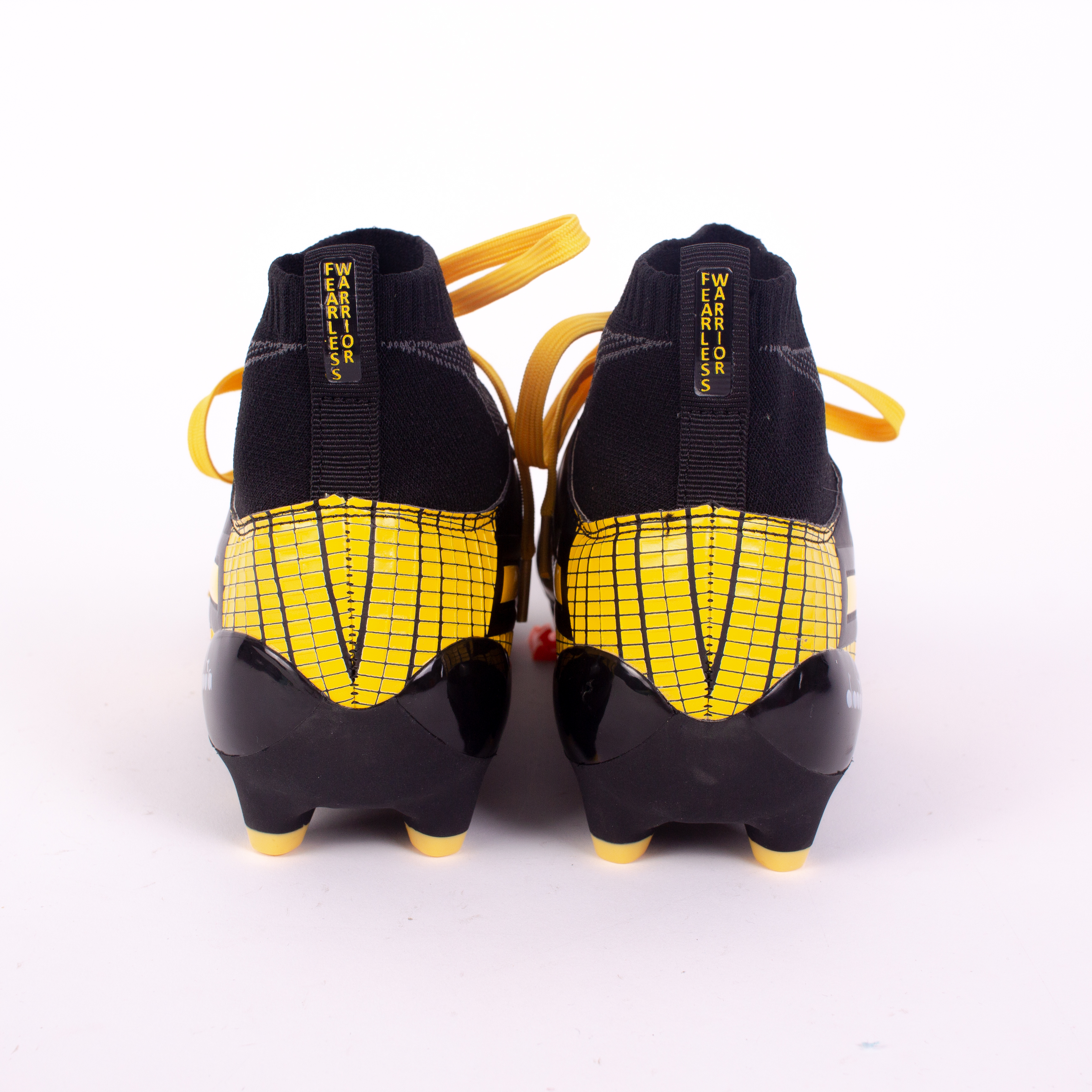 yellow football cleats