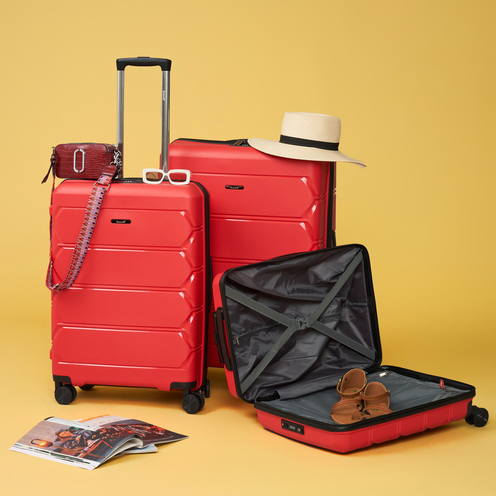 Bubu③ J726 38% off on Bubule 3-Piece Luggage Set | OneDayOnly