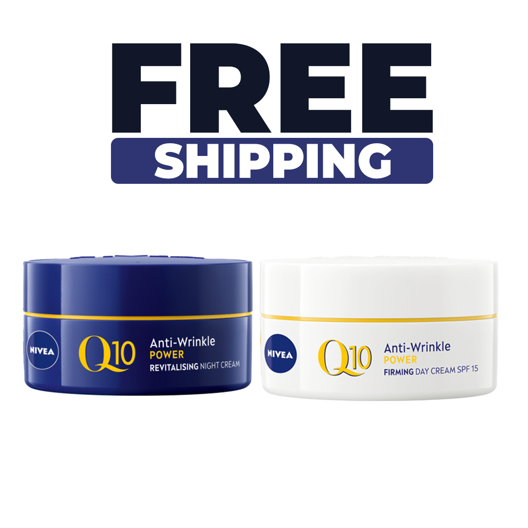44 off on NIVEA 2Piece Q10 Skincare Bundle OneDayOnly