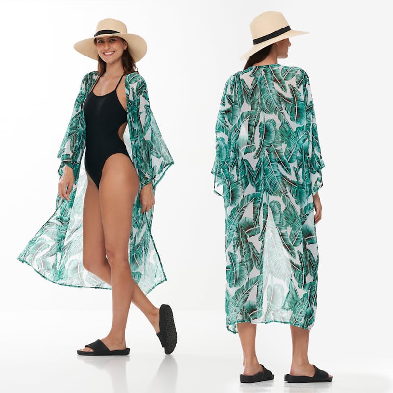 Green and White Fern