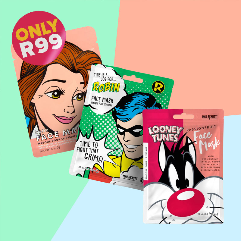 63 off on 3x 25ml Character Sheet Masks OneDayOnly