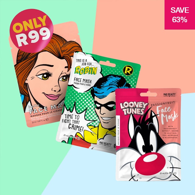 63% off on 3x 25ml Character Sheet Masks | OneDayOnly