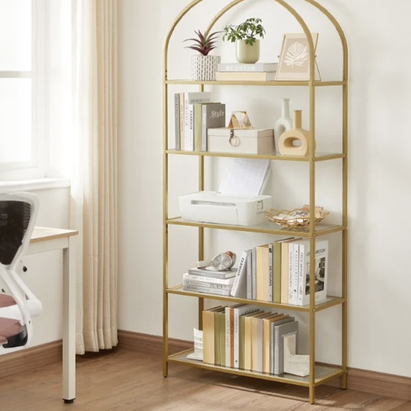 5-Tier Lima Glass Arch Shelves