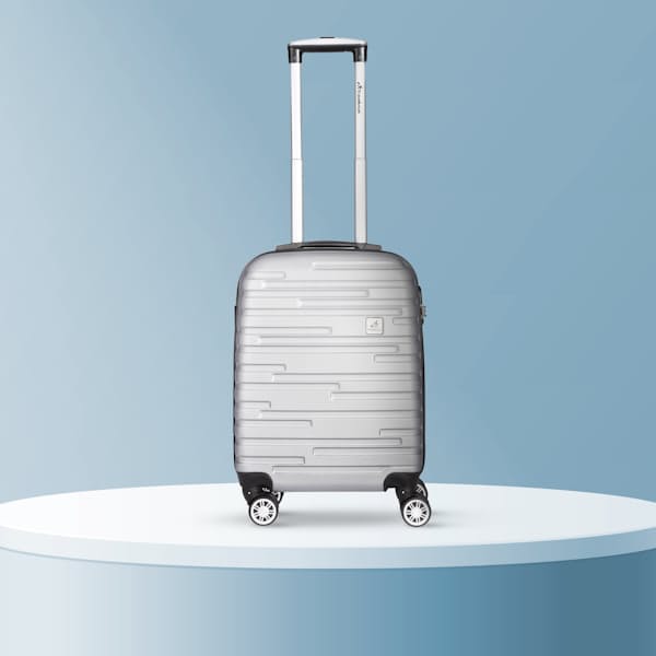 50cm Alto Hard Shell Silver Suitcase