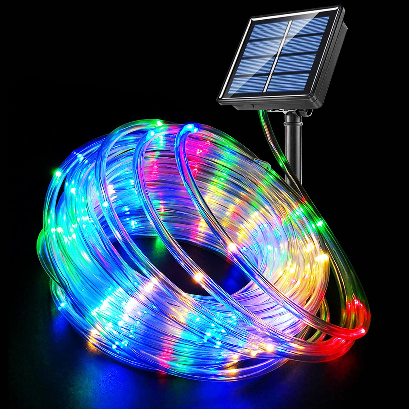 2x 100LED 10m Solar Fairy Rope Lights