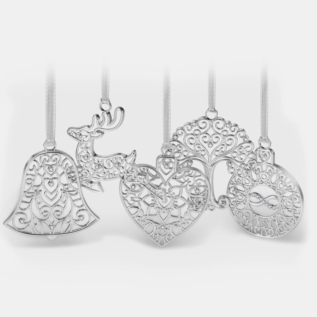 63 off on Mestige 5Piece Silver Ornaments OneDayOnly