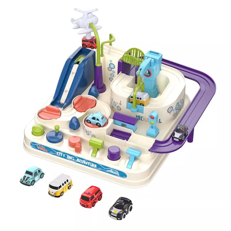 Car Adventure Track DIY Educational Kids Toy Play Set