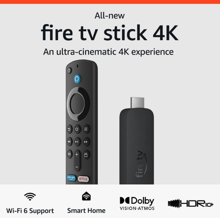 25% off on Amazon Fire TV Stick 4K 2nd Gen | OneDayOnly