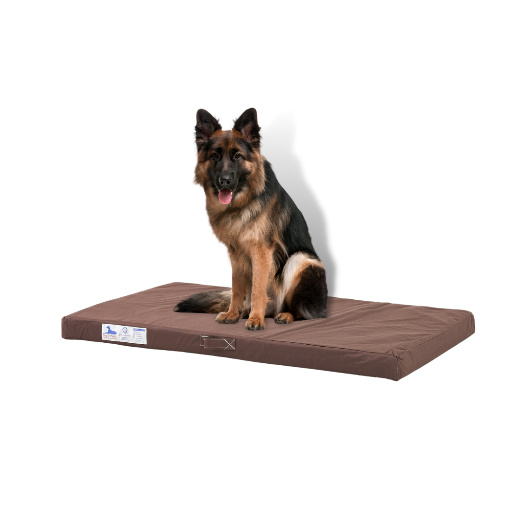 Hush Puppy Dual HD & Memory Foam Dog Mattress with Waterproof Cover
