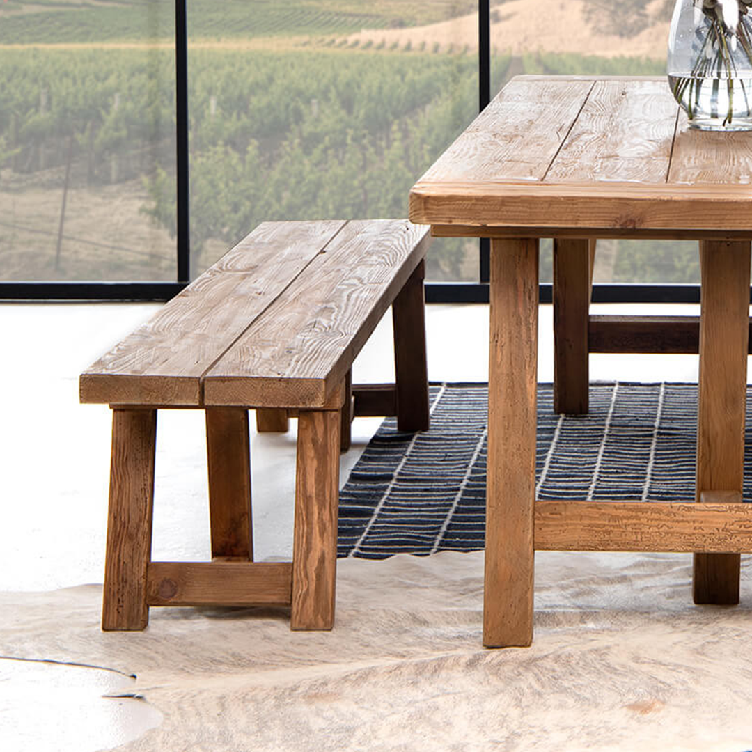 Rustic Pine Bench