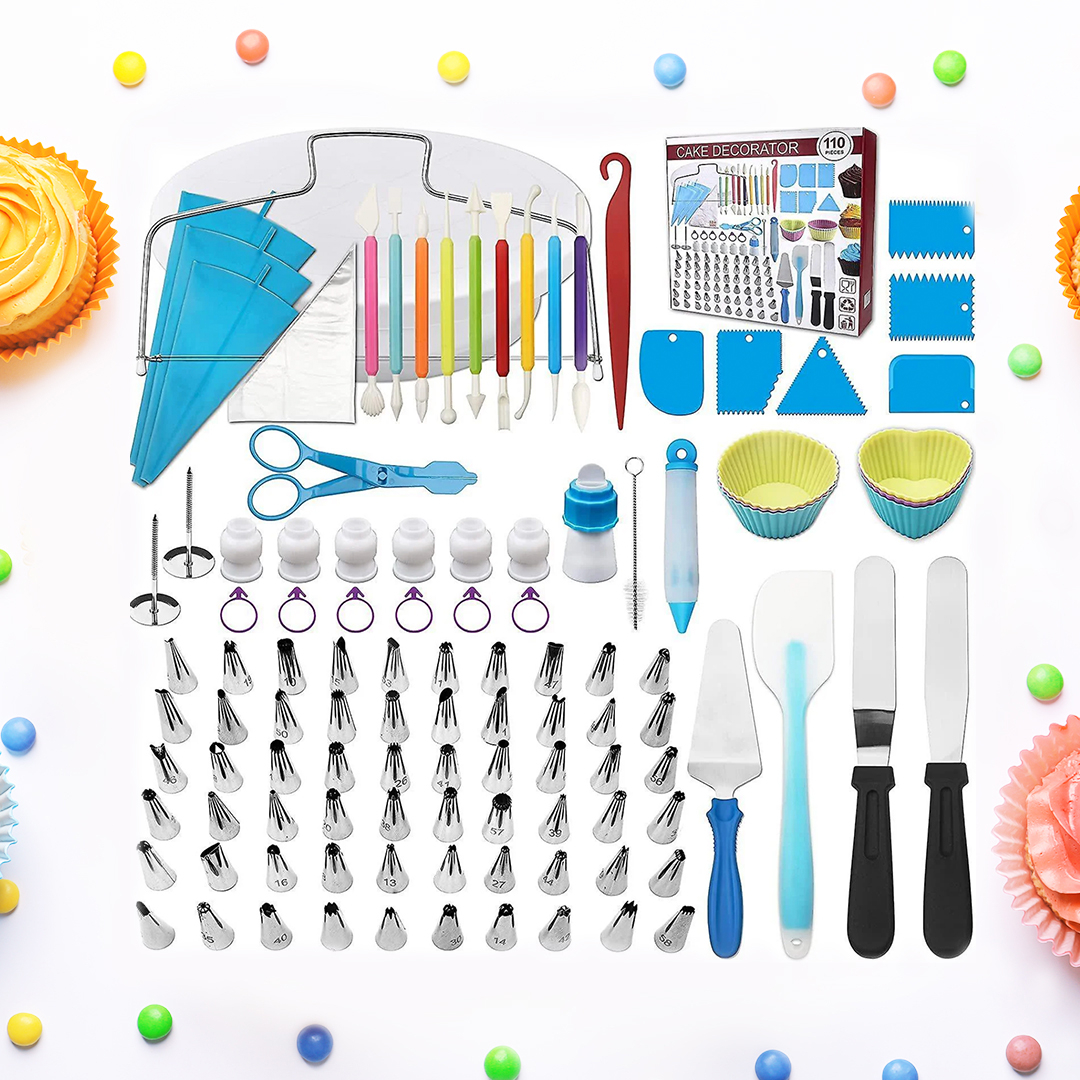 Yazi 142pcs Cake Decorating Supplies Kit Professional India | Ubuy