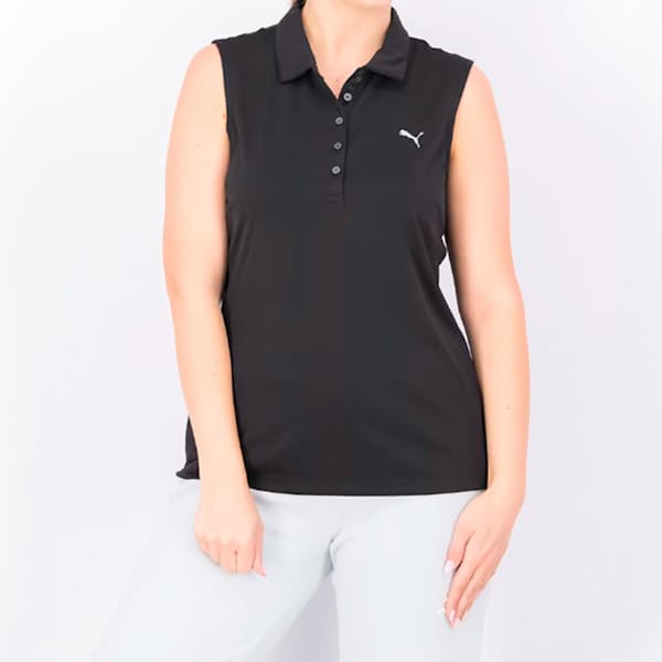 Ladies Sleeveless Golf Shirt