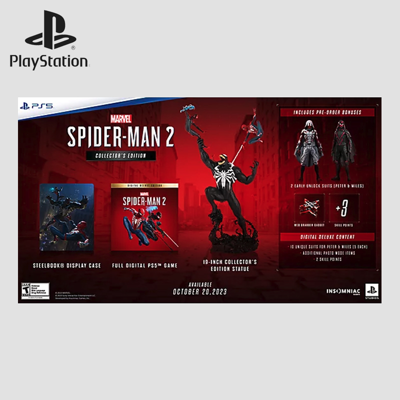【PS5】Marvel's Spider-Man 2 コレクターズエディション 43% off on Sony Marvel's Spider-Man 2 | OneDayOnly
