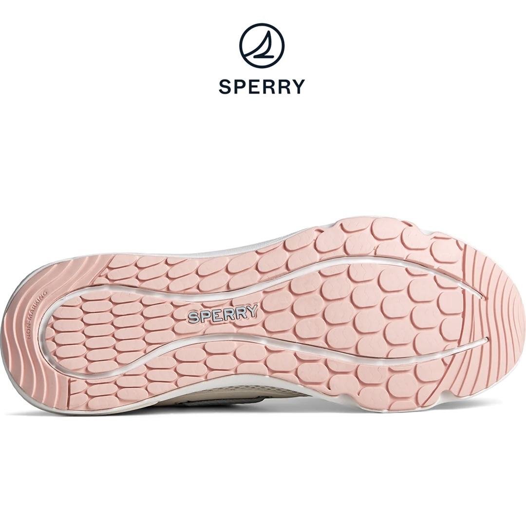 Sperry Women's 7 Seas Carbon Lace-Up Boat Shoes - Water Repellent Knit, Razor-Cut Traction - View #5